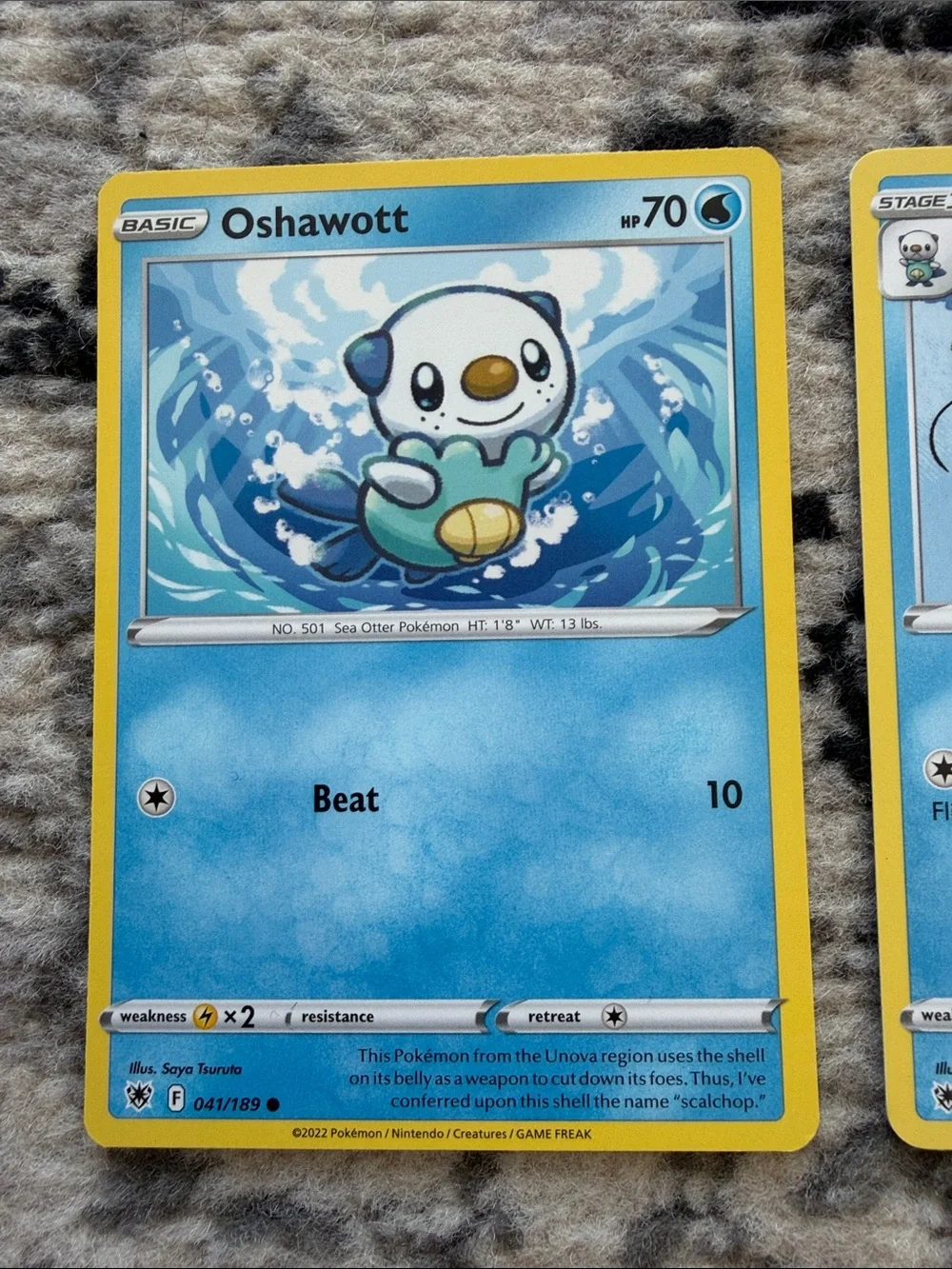Oshawott & Dewott Evolution Line Lot | Astral Radiance | ✨5/$25✨